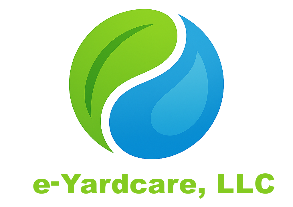 e yardcare logo green text